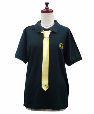 ブラッドラッド ポロシャツ＆ネクタイセット 黒色 S[リアラ]《在庫切れ》