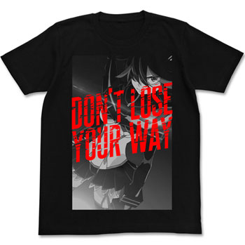 キルラキル Don’t lose your way Ｔシャツ/ブラック-S[コスパ]