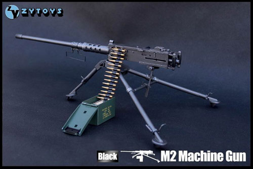 ZY-TOYS 1/6 ブローニングM2ヘビーバレルマシンガン(メタルブラック) ZY-8031A[ZY-TOYS]《在庫切れ》