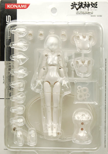 【中古】(本体A/箱B)武装神姫 MMS 3rd small NAKED WHITE （コナミスタイル限定）[コナミ]《発売済・在庫品》