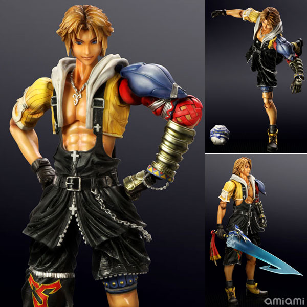 【中古】プレイアーツ改 -KAI- ファイナルファンタジーX HDリマスター ティーダ[スクウェア・エニックス]