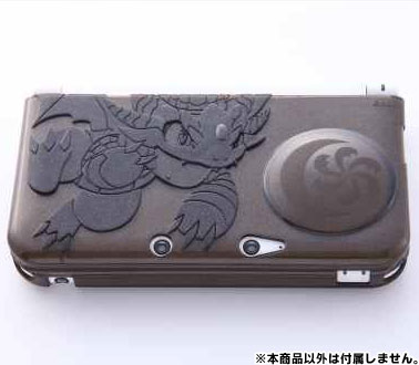 3DS LL用 パズドラZ・ソフトジャケット キングメタルドラゴン・ブラック[レイ・アウト ゲームズ]《在庫切れ》