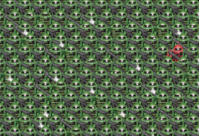 ジグソーパズル 超難パズル 機動戦士ガンダム ザク編 1000マイクロ