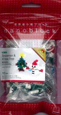 ナノブロック NBC_100 雪だるま＆クリスマスツリー 2013[カワダ]《在庫 