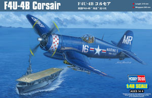 1/48 エアクラフト シリーズ F4U-4B コルセア プラモデル[ホビーボス]《取り寄せ※暫定》
