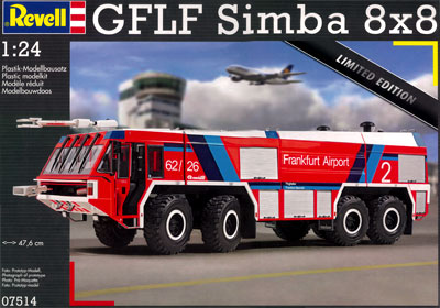 1/24 GFLF 8x8 消防車 プラモデル[ドイツレベル]《在庫切れ》