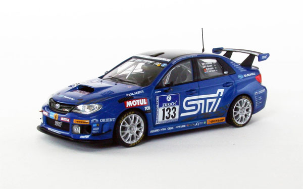 お待たせ! Nurburgring STI WRX SUBARU 1/43 24-hour No.133 2012 Race レーシングカー