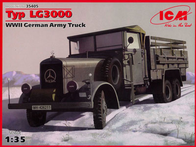 1/35 ドイツ LG3000 6輪トラック プラモデル[ICM]