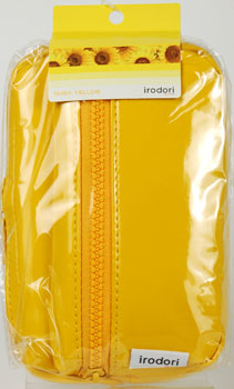 3DS LL用 エナメルポーチ シャイニーイエロー for ニンテンドー3DS LL[キーズファクトリー]《在庫切れ》