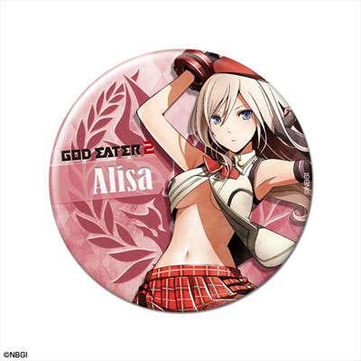 【サイズ交換ＯＫ】 GOD EATER2(ゴッドイーター2) デザインC(アリサ 缶バッジ キッズコスチュームアクセサリー