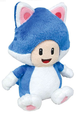 スーパーマリオ3dワールド ぬいぐるみ ネコキノピオ 再販 三英貿易 ０２月予約