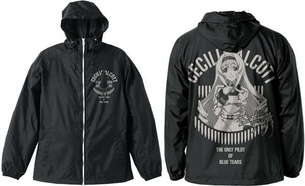 IS〈インフィニット・ストラトス〉 セシリア・オルコットリブートフーデッドウインドブレーカー/ブラック×ホワイト-S[コスパ]《在庫切れ》