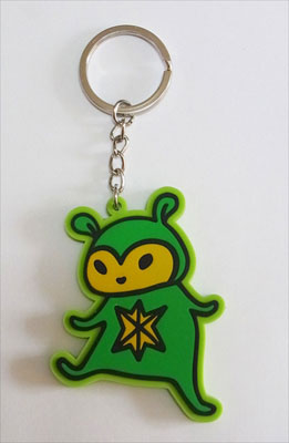 リトルピンク＆ブロキガ ラバーキーホルダー メープル[ユウ・ティ・イー]《在庫切れ》