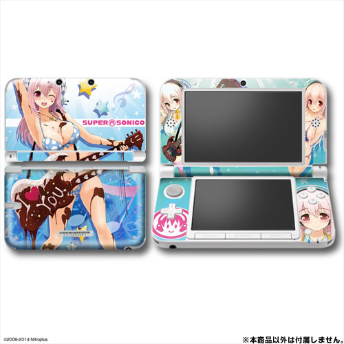 デザスキン すーぱーそに子スキンシール for 3DS LL[デザエッグ]《在庫切れ》