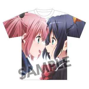 中二病でも恋がしたい！戀 フルグラフィックTシャツ 小鳥遊六花＆七宮智音/ホワイト-XL[ホビーストック]《在庫切れ》