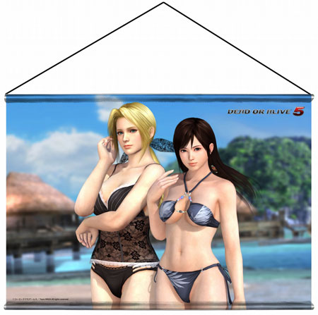 DEAD OR ALIVE 5 Ultimate：ARCADE B2タペストリー エレナ＆こころ 