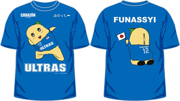 ふなっしー×ウルトラス TシャツM[グレイ・パーカー・サービス]《在庫切れ》