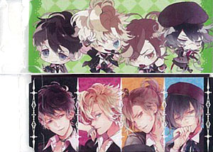 DIABOLIK LOVERS MORE，BLOOD消しゴム／ルキ、コウ、ユーマ、アズサ