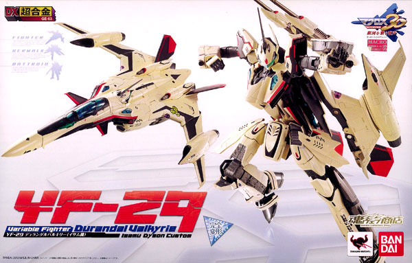 中古】(本体A/箱B)DX超合金 YF-29 デュランダルバルキリー（イサム機