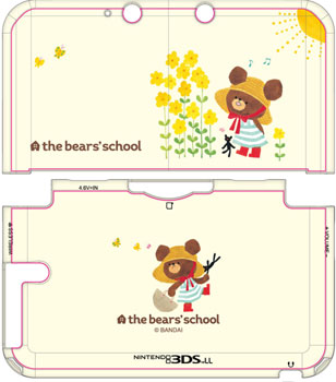 キャラハードカバー for 3DS LL くまのがっこう おでかけジャッキー 