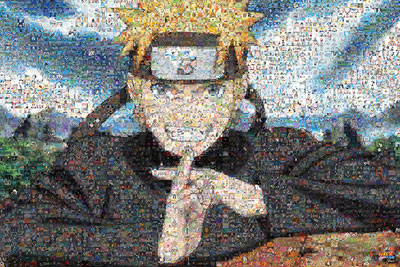 ジグソーパズル NARUTO-ナルト-疾風伝 モザイクアート 1000ピース（1000-395）[ショウワノート]《在庫切れ》