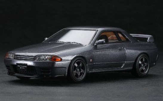 1/43 ニッサンスカイラインGT-R（BNR32） ガングレーメタリック[MARK43