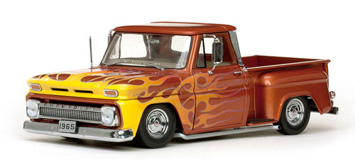 サンスター シボレーC-10 ピックアップトラック ミニカー 1/18 1965 シボレー C10 ピックアップトラック ローライダー