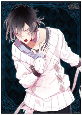 DIABOLIK LOVERS MORE，BLOOD A3クリアポスター 無神アズサ