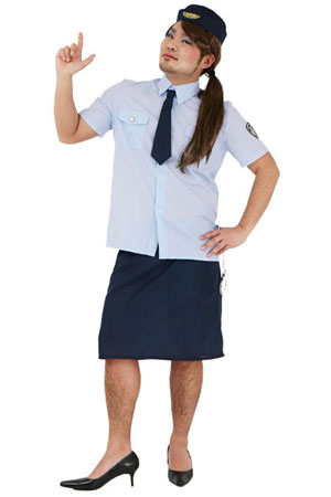 女装MANシリーズ セクシーポリスMAN[クリアストーン]《在庫切れ》