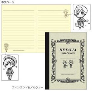 ヘタリア A5ノート フィンランド＆ノルウェー[ヒサゴ]《在庫切れ》