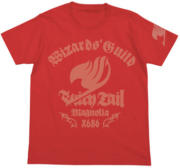 FAIRY TAIL Tシャツ/フレンチレッド-M[コスパ]《在庫切れ》