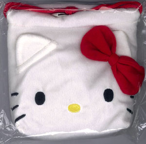 ハローキティ ぬいぐるみフェイスシリーズ 巾着 KT-4194[サンアート]《在庫切れ》