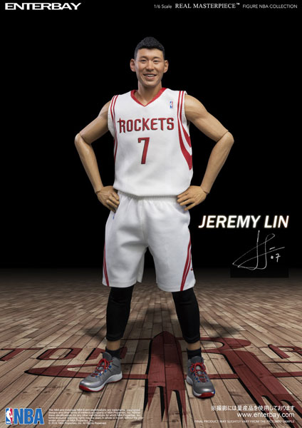 【箱無し/経年劣化有り】エンターベイ　NBAフィギュア　ジェレミー・リン 1/6 リアルマスターピース コレクティブル フィギュア/ NBA