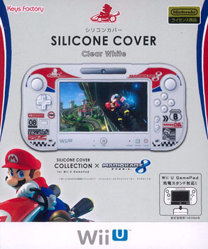 シリコンカバー for Wii U Game Pad マリオカート 8 Type-A[キーズファクトリー]《在庫切れ》