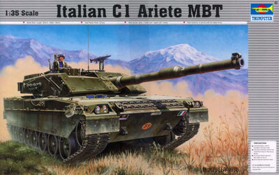 1/35 イタリア陸軍 主力戦車 C1アリエテ プラモデル[トランペッター