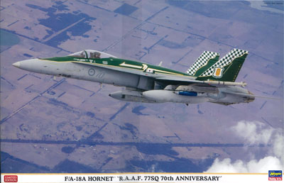 (未使用･未開封品)　ハセガワ 1/48 F/A-18A ホーネット &quot;RAAF 77SQ 70周年記念塗装&quot; vf3p617 Amazon | ハセガワ 1/48 F/A-18A ホーネット 