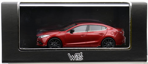 1/43 AXELA HYBRID-C Sedan MAZDASPEED ソウルレッドプレミアムメタリック[WIT’S]《在庫切れ》