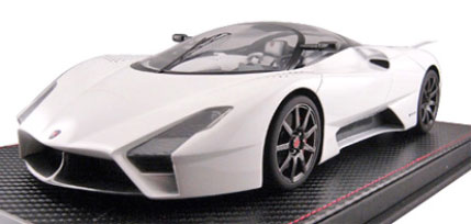 1/18 Shelby Supercars (SSC) tuatara（ホワイト）[フロンティアート]《取り寄せ※暫定》