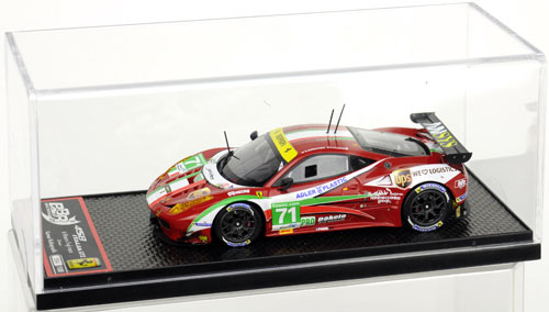 ミニカー　1/43 フェラーリ458GTE WEC 第6戦 富士 2013 小林可夢偉 #71(レッド×ホワイト×グリーン) [KBBR003] 1/43 フェラーリ458GTE WEC 第6戦 富士 2013 #71 小林可夢偉