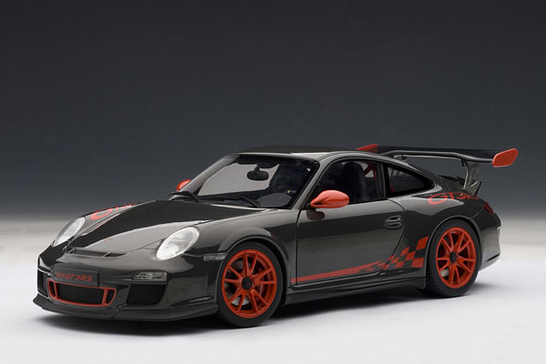 1/18 オートアート ポルシェ 911 (997) GT3RS 3.8 1/18 ダイキャスト・モデルカー ポルシェ 911 (997) GT3RS 3.8 (グレー