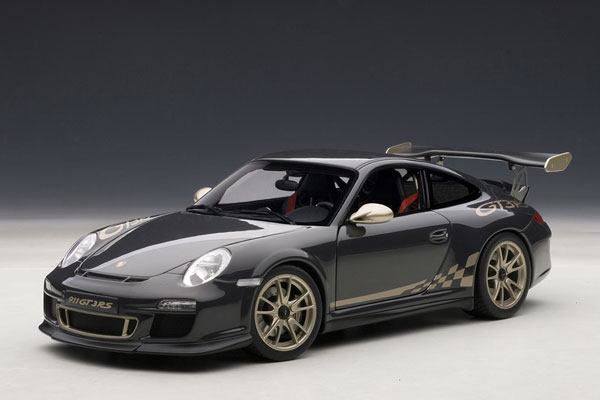 1/18 ダイキャスト・モデルカー ポルシェ 911 (997) GT3RS 3.8 (グレー