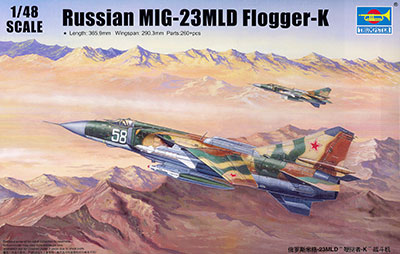 1/48 MiG-23MLD フロッガーK型 プラモデル[トランペッターモデル