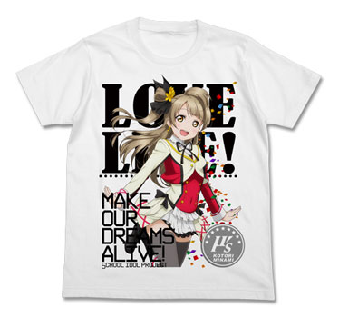 ラブライブ！ 南ことりフルカラーＴシャツ/ホワイト-XL[コスパ]《在庫切れ》