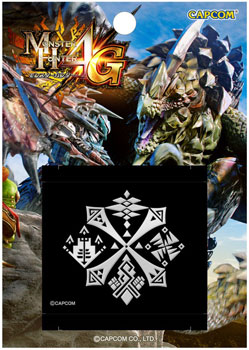 モンスターハンター4G MH4G 蒔絵ステッカー ギルド紋章[カプコン]《在庫切れ》