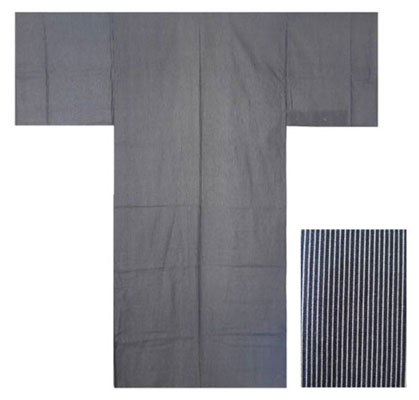 メンズ浴衣『縞』 サイズ：M[櫻井商事]《在庫切れ》
