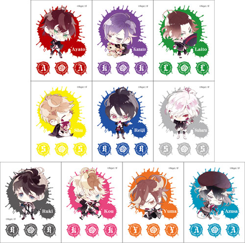DIABOLIK LOVERS MORE，BLOOD マルチステッカー 10個入りBOX（食玩