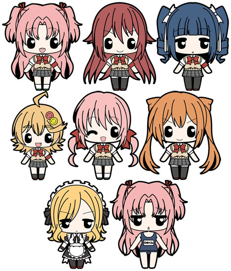 ひめゴト 萌えっ娘トレーディングラバーストラップ 8個入りbox ペンギンパレード 在庫切れ