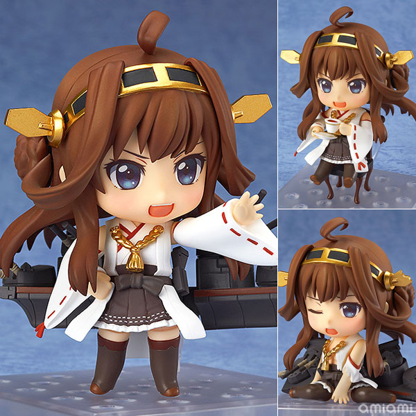 【中古】【特典】ねんどろいど 艦隊これくしょん -艦これ- 金剛 （GOOD SMILE ONLINESHOP予約特典：特製スリーブ、ねんどろいど用特別仕様台座 付）[グッドスマイルカンパニー]