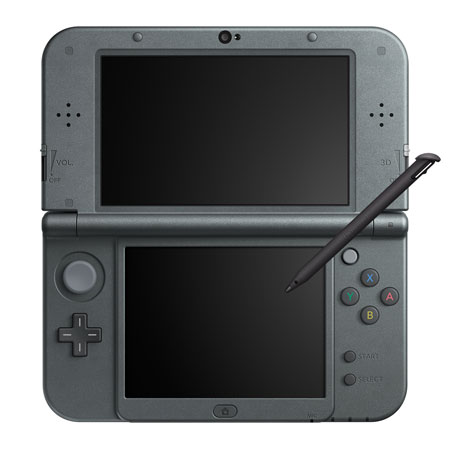 Newニンテンドー3DS LL メタリックブラック 本体 + ACアダプター