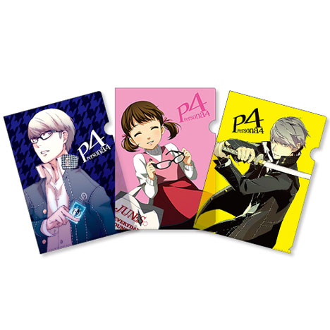 P4G クリアファイル 鳴上悠 足立透 2枚セット P4G クリアファイル 鳴上